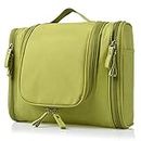 PETRICE Toiletry Bag for Women Makeup Pouch Waterproof Shower Wash Bag Cosmetic Organizer Case Travel Kit Pack with Hook (Green)