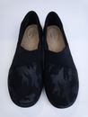 CLARKS SHOES FOR WOMEN'S CORA HEATHER LOAFER -BLACK INTEREST -SIZE 7 NARROW