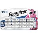 Energizer Photo Battery, Cell Size, 123, 12-Count