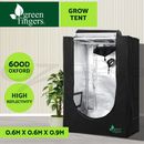Greenfingers Grow Tent Kits 60X60X90CM Hydroponics Hydroponic Grow System Black