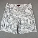 Foundry Mens Camo Cargo Shorts 39 White Snow Winter Outdoors Hunting Fishing