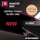 Autodesk Autocad 2025 - 3 User LifeTime Subscription Windows or Mac| 24 Hour Delivery| Free Tech Support