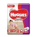 Huggies Wonder Pants, Mega Jumbo Pack Baby Diapers, Medium Size, 120 Count