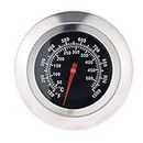 Mtsooning 1Pc 3" BBQ Thermometer Gauge Face 1000F Temperature Barbecue Charcoal Grill Smoker
