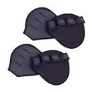 Gogogmee 1 Pair Barbell Anti-Slip Mat Kayak Cooler Lifting Grips Weightlifting Palm Guard Fitness Gloves Pads Sports Gloves Fitness Equipment Neoprene Four Fingers Supplies Men and Women