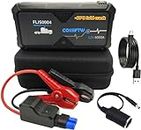 COSSIFTW Car 6000A Jump Starter 12V Portable Heavy Duty Truck Battery Charger Automotive Emergency Booster Jumper (up to 16.8L Gas or 14.8L Diesel),USB QC3.0,DC12V Output for Buses Van Big rig Truck