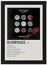 Album de studio Blurryface par Twenty One Pilots - Poster dédicacé par Tyler Joseph et Josh Dun (sans cadre, A4 (30 x 20 cm)
