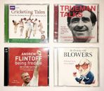 4 CRICKET CD Audio Books - Ashes Tales, Fred Trueman, Flintoff, Henry Blofeld