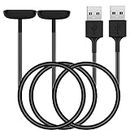YANZHI 𝐔𝐩𝐠𝐫𝐚𝐝𝐞𝐝 Charger for Fitbit Charge 5 / Charge 6 / Luxe, [2-Pack, 3.3 ft] Replacement Charging Cable (Strong Magnet)