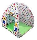 HOMECUTE Foldable Popup Play Tent House for Kids,Outdoor & Indoor Use, 3 Year to 12 Years 110 x 110 x 120 cm (Printed)