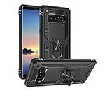 SkyTree Samsung Galaxy Note 8, Robotic Shock Proof Thunder Case, Dual Layer Hybrid Armor Back Cover Case with Kickstand for Samsung Galaxy Note 8 - Black