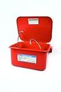 Hilka 84995505 Bench Parts Washer, red, Standard