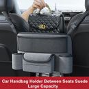 Car Handbag Holder Between Seats, Large Capacity Car Purse Holder Automotive Consoles & Organizers For Document Phone Storage Car Organizer