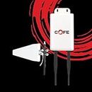 Cofe Cf-807 Wdii S With 150-200 Mbps Speed Wi-Fi Router,4g Router (4g & 5g Sim Compatible) Internet Router, Support External Antenna With High Range Upto 5km And Above Outdoor Antena,Wifi (120mb Ram,)