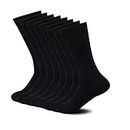 Sock Amazing Premium Bamboo Socks Black Crew Socks for Men Women 8 Pack Business Dress Socks Casual Socks Work Socks