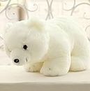 HUG 'n' FEEL SOFT TOYS Cute Polar Bear Stuffed Soft Toy for Kids Plush & Stuffed Toys (White-PollerBear-25 cm) Lovely Toy Figure