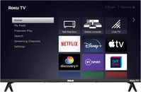 Roku TV 32" Smart TV, RK32HN1 32 Inch HD TV with Apple TV+ BBC Netflix Freeview,