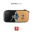 Pdp Gaming Licence Officiel Switch Slim deluxe Travel Case - Zelda Breath Of The Wild - Semi-Hardshell - Console Stand - Protective Pu leather - Holds 14 Games - Works avec Switch Oled And Lite