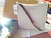 Michael Kors Large Vanilla  Signature Messenger Crossbody Bag RRP $348 last one!