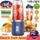 Portable USB Electric Fruit Juicer Blender Bottle Juice Shaker Smoothie Maker OZ