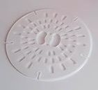 Washing Machine Spin Cover Samsung (9 inch) Off White Colour