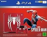 PlayStation 4 - Konsole (1TB) Limited Edition Marvel's Spider-Man Bundle inkl. 1 DualShock 4 Controller, rot
