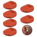 6 Pcs Rubber Furniture Caster Cups, AIFUDA Furniture Coasters Anti-Sliding Floor Grip Floor Protectors for All Floors & Wheels of Furniture, Sofas and Bed