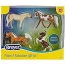 Breyer Horses Stablemates Collection Pintos & Palominos | Lot de 4 Chevaux | Échelle 1:32 | Jouet pour Cheval | Modèle #6226
