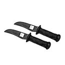 USI UNIVERSAL THE UNBEATABLE KN Training Rubber Knife For Martial Arts Training & Practice, Ideal For Training Against Real Knife Attacks (Black, Pack of 2Pc)