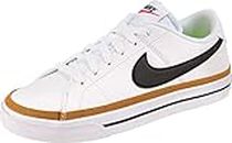 Nike Women's White/Black-Desert Ochre-Team Tennis Shoes - 6.5 UK (9 US)