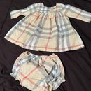 Burberry Dresses | Beautiful Baby Burberry Dress 9month Size | Color: Cream | Size: 9mb