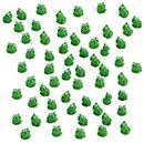 60 Pcs Mini Frogs, Fairy Garden Ornaments, Green Frog Figurines, Tiny Resin Frogs Miniature Animals Home Décor Moss Landscape DIY Terrarium Crafts Ornament Accessories