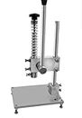Meezan Mini Hand Press Machine Toggle Action Press, Cap Fitting Machine, Silver Stainlees Steel