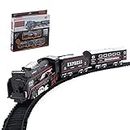 Velocious Model Electric Toy Train Set with Track for Kids | Battery Operated with Sound and Lights (Electric Railway)