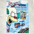 Locandina Videogiochi I Simpson Display Promo Vintage Raro Xbox PC Merchandise