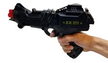 Edison Giocattoli Plastic Toy Space Gun ZX 271 Rare - Works