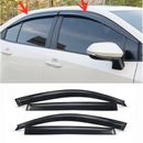 For Toyota Corolla sedan 2019-2023 Black Window Visor Vent Shades Sun Rain Guard