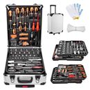 600pc Tool Box DIY Set Storage Case Sockets with Portable Spanner Wrenches UK