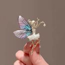 Butterfly Fairy Brooches Fashion Creative Clothing Accessories Pin Exquisite -tz