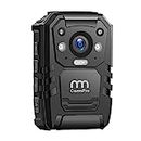 1296P HD Police Body Camera,64G Memory,CammPro I826 Premium Portable Body Camera,Waterproof Body-Worn Camera,Night Vision,GPS for Law Enforcement Recorder,Security Guards,Personal Use1