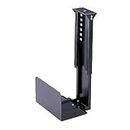 Ziotek Stationary Steel Computer Mini Tower Under Desk Mount, CS-10, Adjustable to Fit Cases 5.25 in. to 9.25 in. Wide by 15 in. to 21 in. Tall