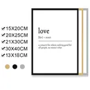 Black/Silver/Gold Metal Photo Frame Modern Picture Frame For A4 Picture Frame Poster Canvas Frame