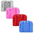 4Packs Protective Soft Silicone Rubber Gel Skin Case Cover for Nintendo 2DS