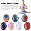 7 Chakra Worry Thumb Stone Gemstone Reiki Antianxiety Crystal Stone Palm