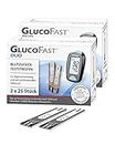 GLUCOFAST DUO 100x Blutzucker-Teststreifen, Verwendung mit dem Glucofast Duo Blutzucker-Messsystem, Präzise Ergebnisse für Diabeteskontrolle