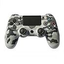 EPHESUS Wireless Controller made for PS4,Wireless Remote Control Compatible with Playstation 4/Slim/Pro,with Double Shock/Audio/Six-axis Motion Sensor(Grey Camo)
