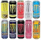 Monster Energy Powerful Burst Drink Variety Pack Flavor Perfect For Staying Alert During Work,Workouts, Or Outdoor Activities Each 500ml (Pack Of 10)