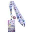 Loungefly Sleeping Beauty 65th Anniversary Floral Scene Lanyard with Cardholder