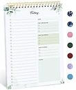 To Do List Pad - To Do List Notebook for Work with 52 Sheets, Undated Daily Planner Perfect for Daily Tasks and Goal Setting, To Do List Notepad Suitable for Office, Home and School-Nature