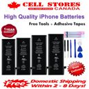 New Replacement Battery for iPhone 4 4S 5 5S SE 6 6S 7 8 Plus + Adhesive +Tools